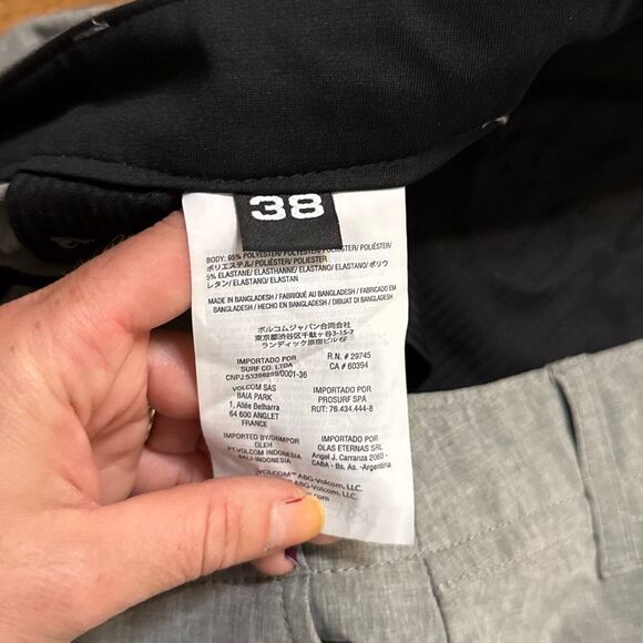 Volcom surf & Turft grey hybrid shorts size 38 - Picture 6 of 12